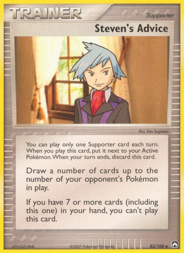 Image for Steven's Advice (83/108) [Power Keepers] - Pokemon
