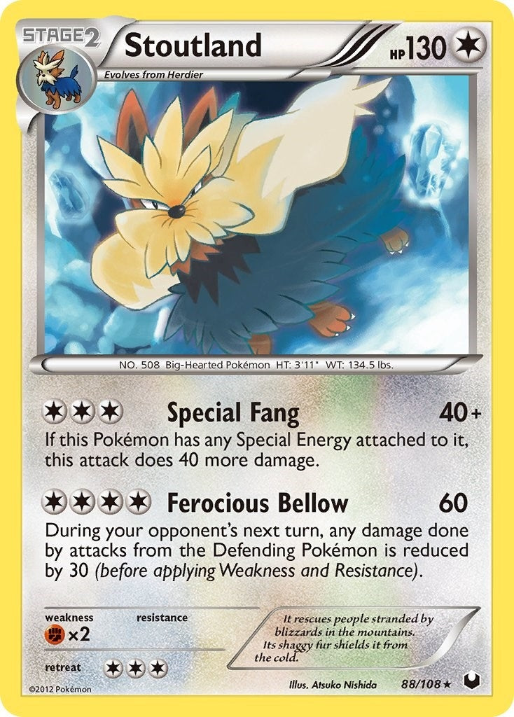 Image for Stoutland (88/108) [Dark Explorers] - Pokemon