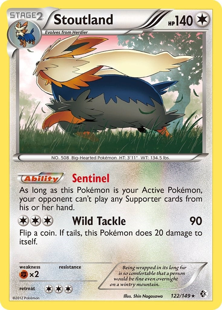 Image for Stoutland (122/149) [Boundaries Crossed] - Pokemon