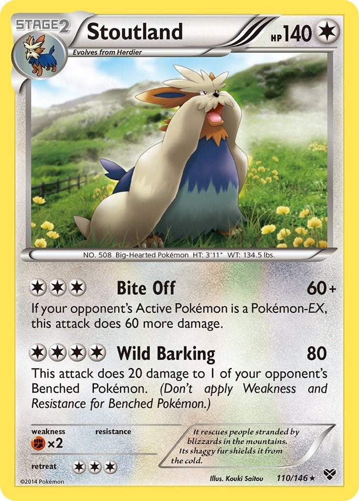 Image for Stoutland (110/146) [XY Base Set] - Pokemon
