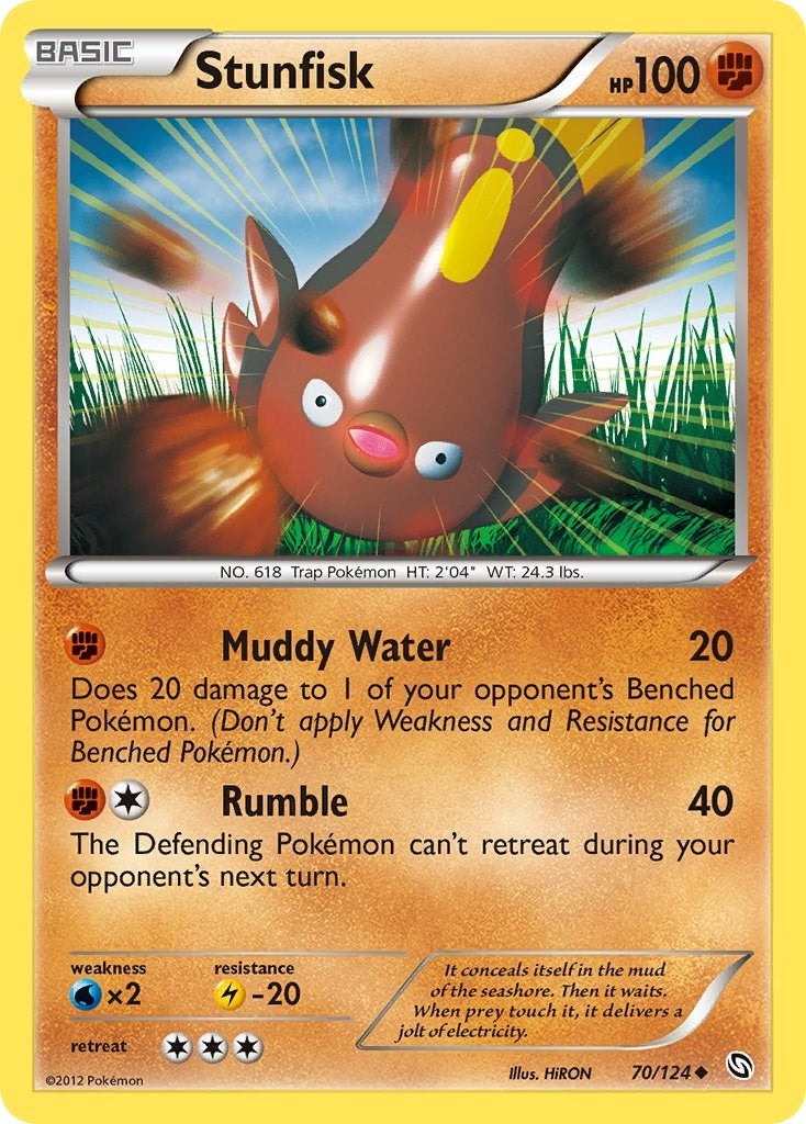Image for Stunfisk (70/124) [Dragons Exalted] - Pokemon