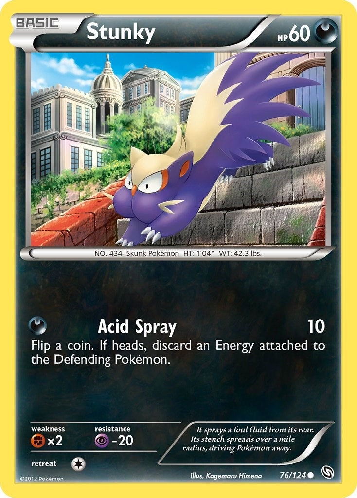 Image for Stunky (76/124) [Dragons Exalted] - Pokemon