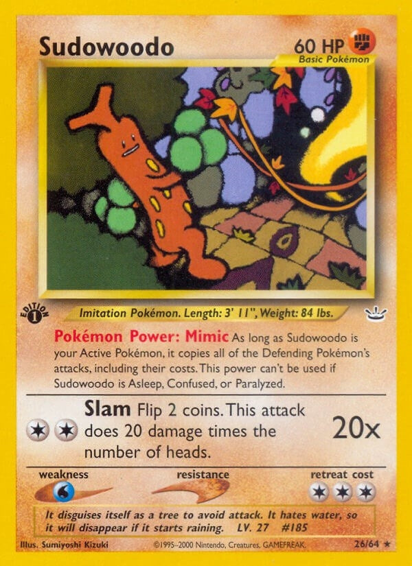 Image for Sudowoodo (26/64) [Neo Revelation] - Pokemon