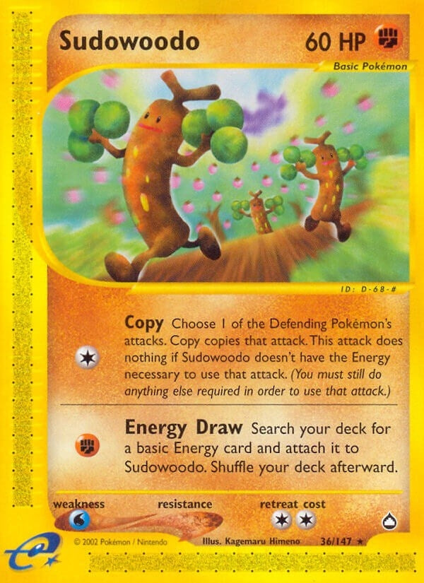 Image for Sudowoodo (036/147) [Aquapolis] - Pokemon
