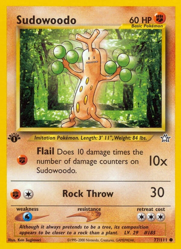 Image for Sudowoodo (077/111) [Neo Genesis] - Pokemon