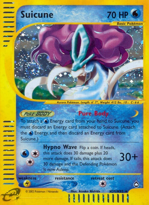 Image for Suicune (H25) (H25/H32) [Aquapolis] - Pokemon