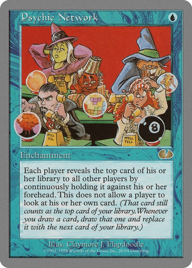 Image for Psychic Network (26) [Unglued] - Magic: The Gathering