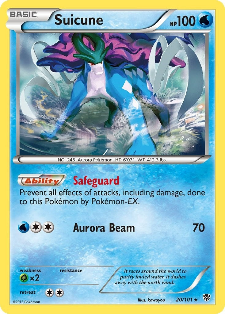 Image for Suicune (20/101) [Plasma Blast] - Pokemon
