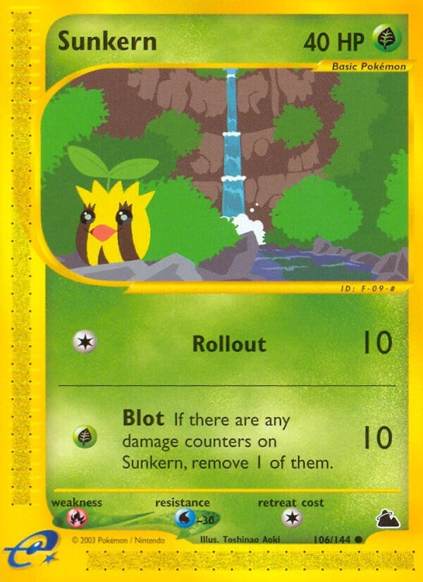 Image for Sunkern (106/144) [Skyridge] - Pokemon