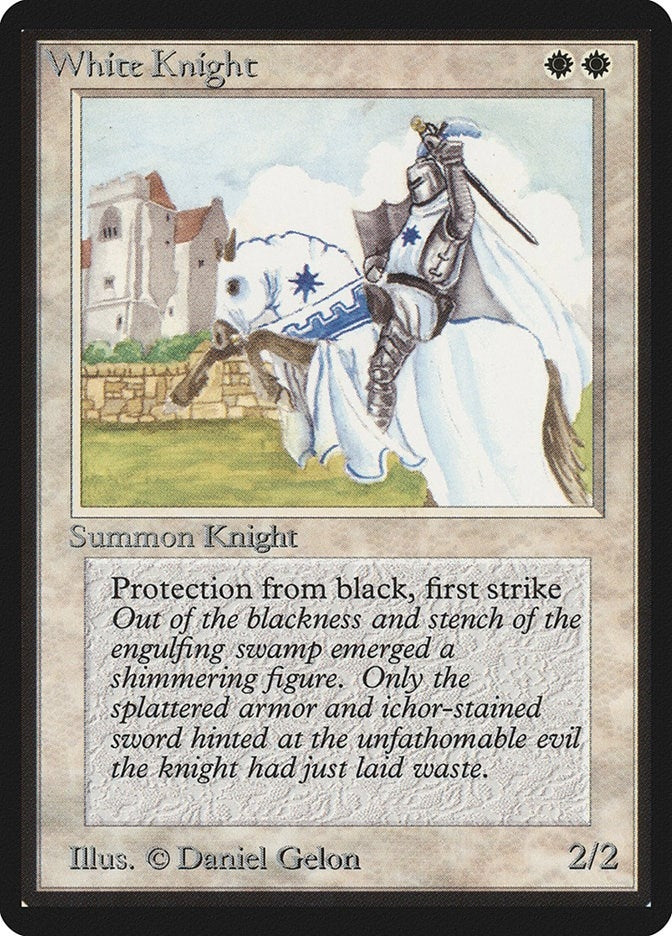 Image for White Knight [Beta Edition] - Magic: The Gathering