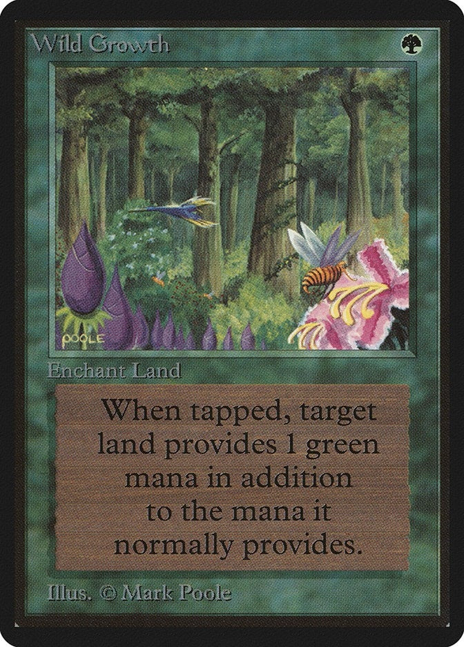 Image for Wild Growth [Beta Edition] - Magic: The Gathering