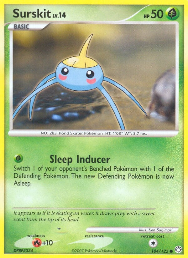 Image for Surskit (104/123) [Mysterious Treasures] - Pokemon