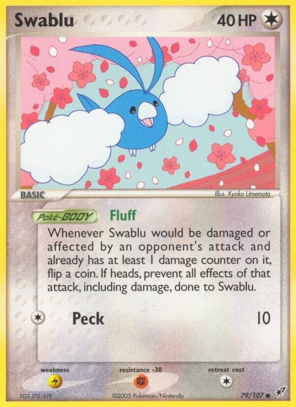 Image for Swablu (79/107) [Deoxys] - Pokemon