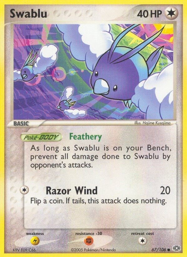 Image for Swablu (67/106) [Emerald] - Pokemon