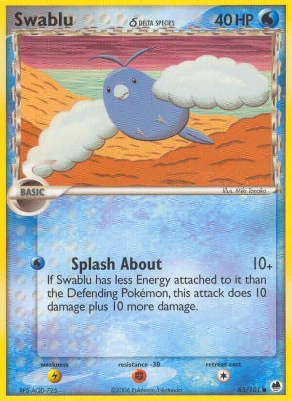 Image for Swablu (Delta Species) (65/101) [Dragon Frontiers] - Pokemon