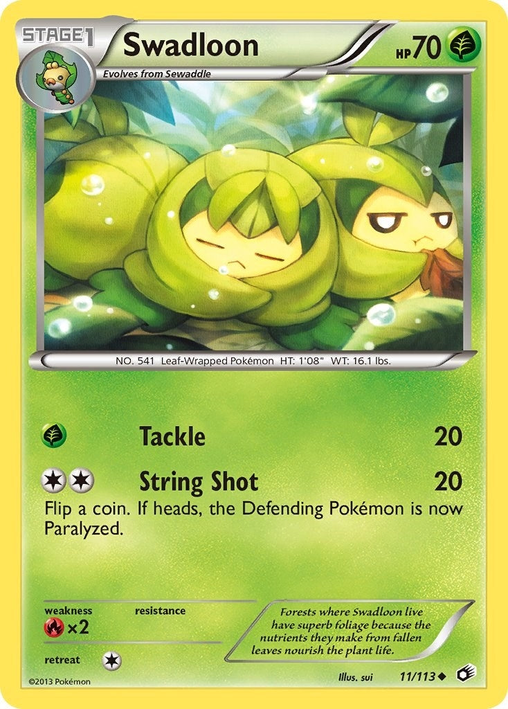 Image for Swadloon (11/113) [Legendary Treasures] - Pokemon