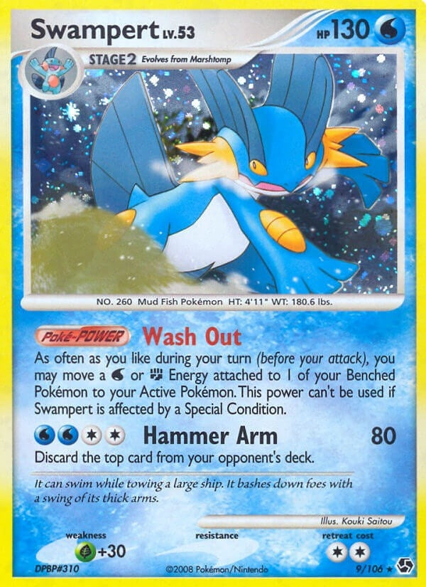 Image for Swampert (9/106) [Great Encounters] - Pokemon