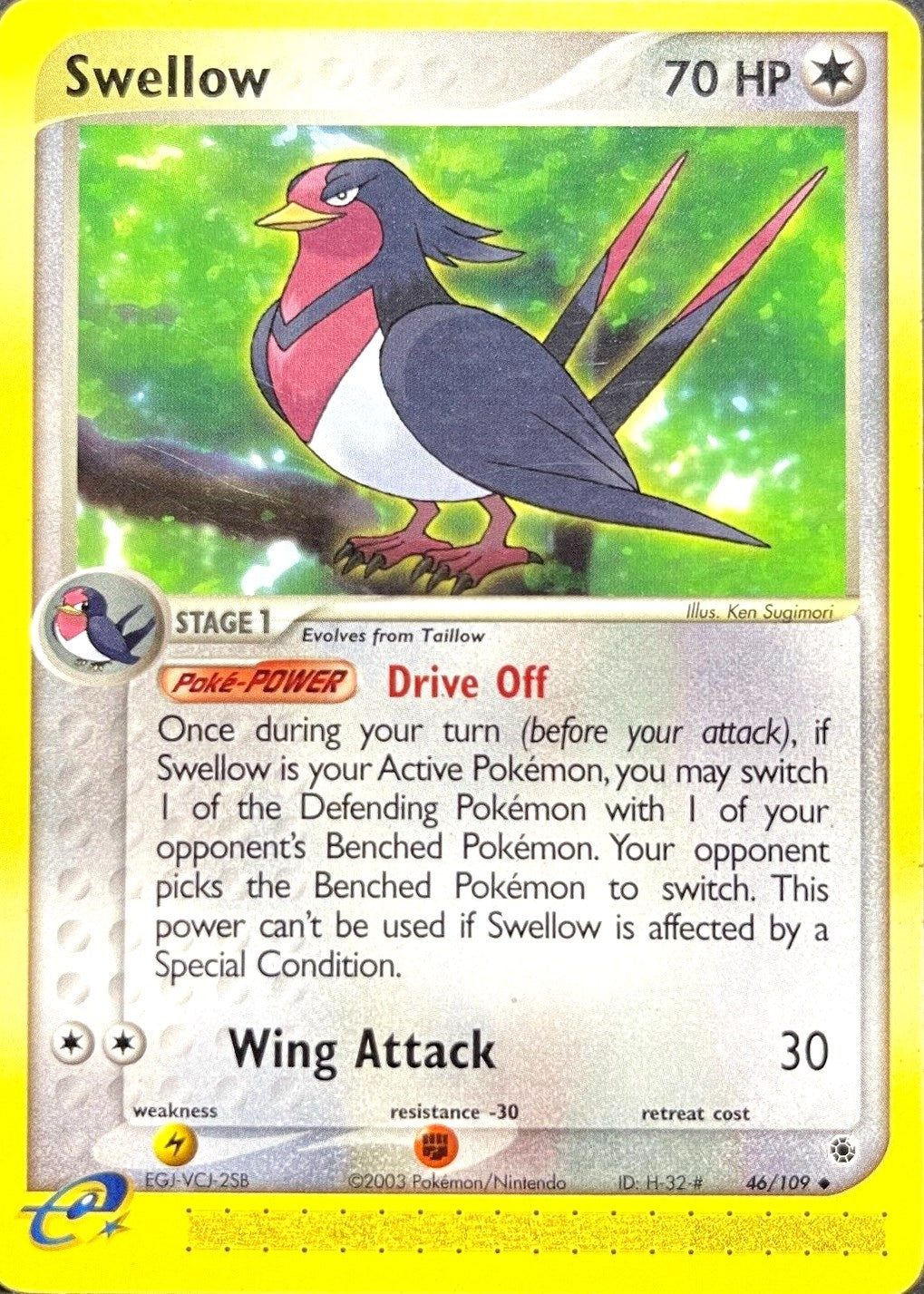 Image for Swellow (46/109) [Ruby and Sapphire] - Pokemon