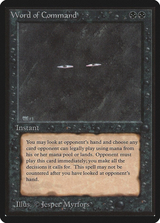 Image for Word of Command [Beta Edition] - Magic: The Gathering
