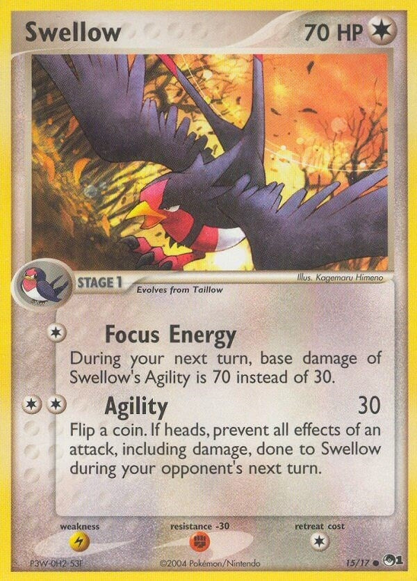 Image for Swellow (015/017) [POP Series 1] - Pokemon