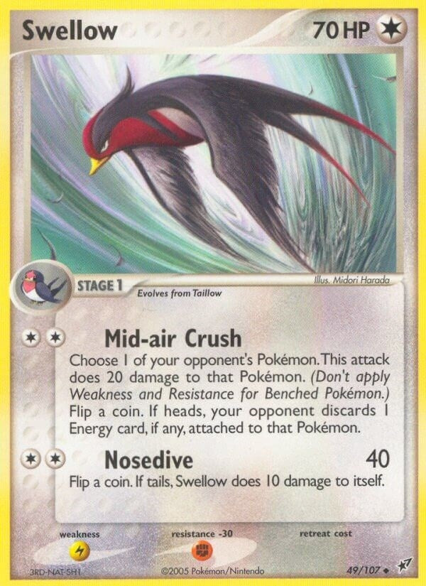 Image for Swellow (49/107) [Deoxys] - Pokemon