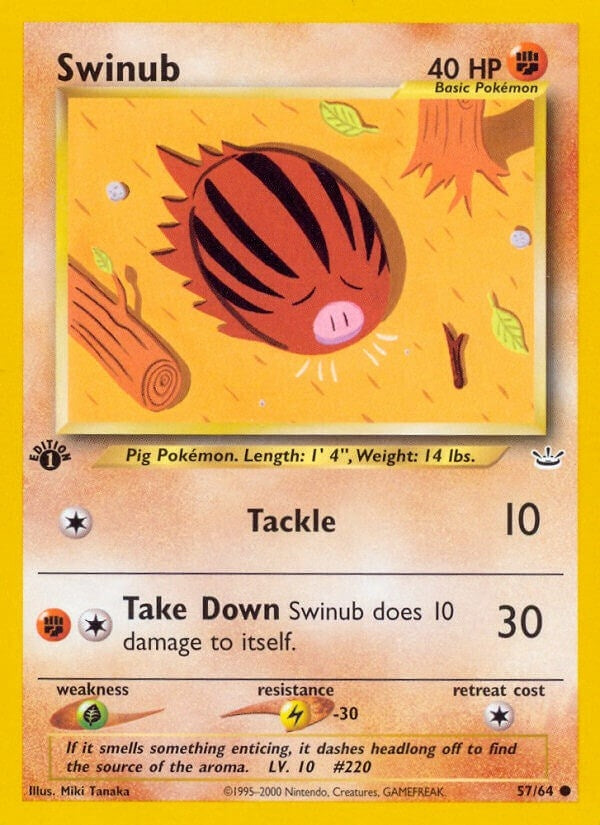 Image for Swinub (57/64) [Neo Revelation] - Pokemon