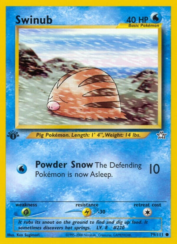 Image for Swinub (079/111) [Neo Genesis] - Pokemon