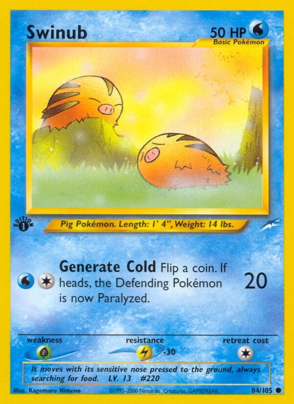 Image for Swinub (084/105) [Neo Destiny] - Pokemon