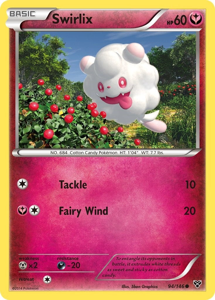 Image for Swirlix (94/146) [XY Base Set] - Pokemon
