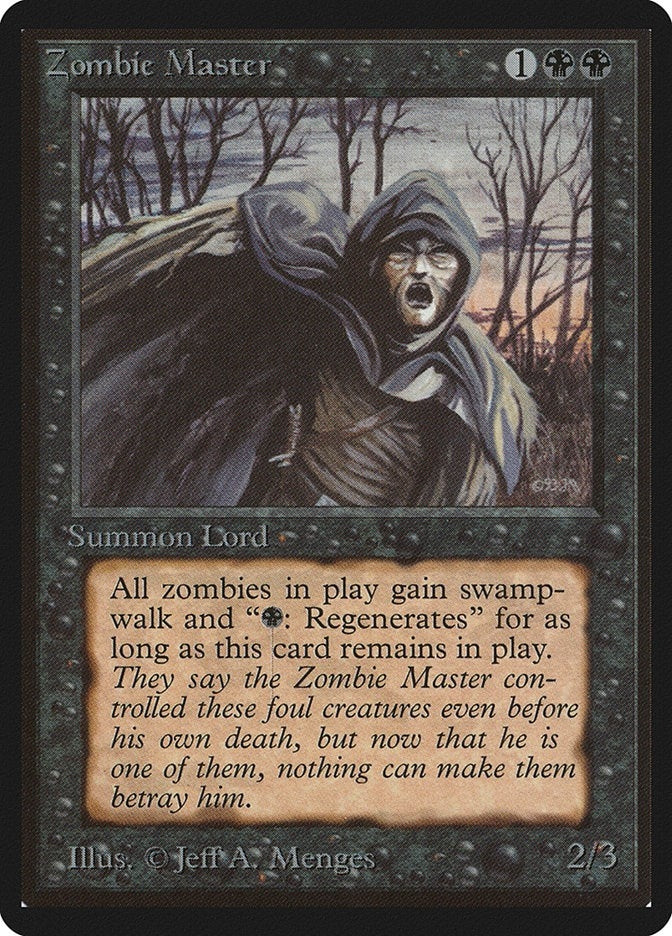 Image for Zombie Master [Beta Edition] - Magic: The Gathering