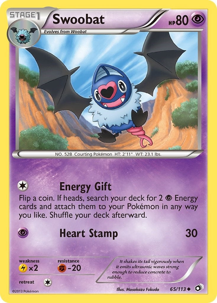 Image for Swoobat (65/113) [Legendary Treasures] - Pokemon