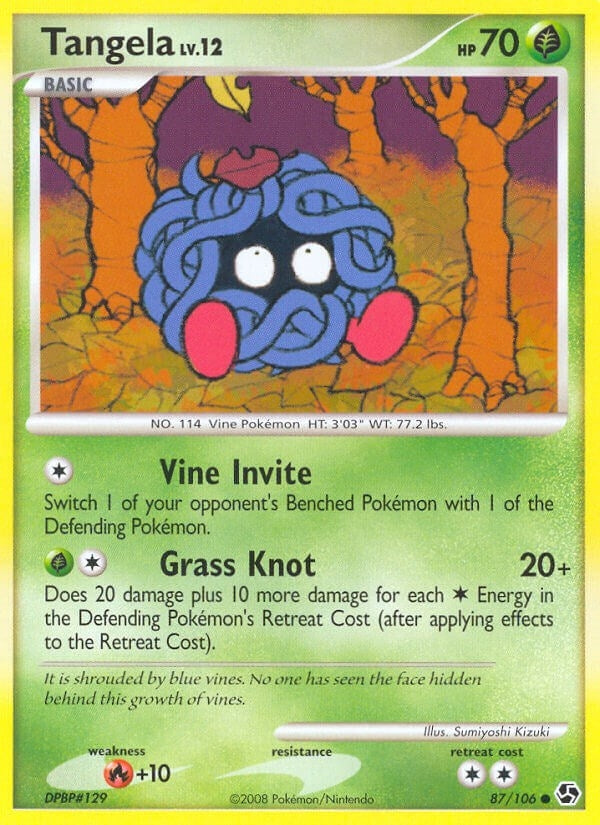 Image for Tangela (87/106) [Great Encounters] - Pokemon