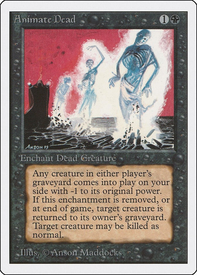 Image for Animate Dead [Unlimited Edition] - Magic: The Gathering