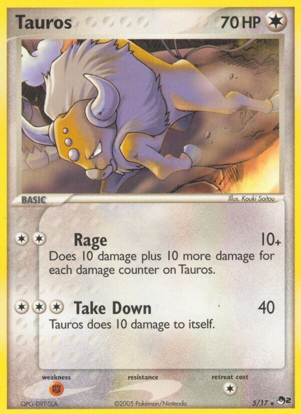 Image for Tauros (005/017) [POP Series 2] - Pokemon