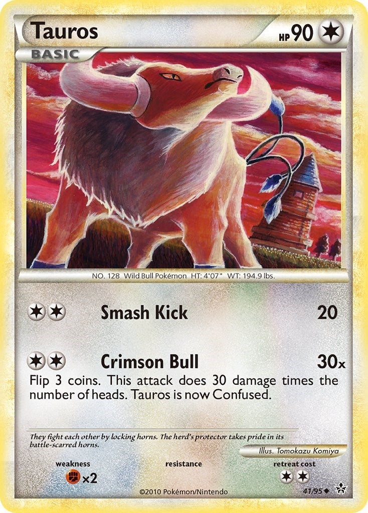 Image for Tauros (41/95) [Unleashed] - Pokemon