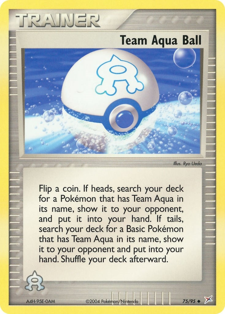 Team Aqua Ball (75/95) [Team Magma vs Team Aqua]