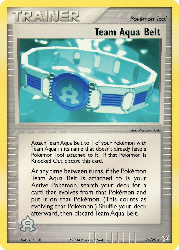 Image for Team Aqua Belt (76/95) [Team Magma vs Team Aqua] - Pokemon