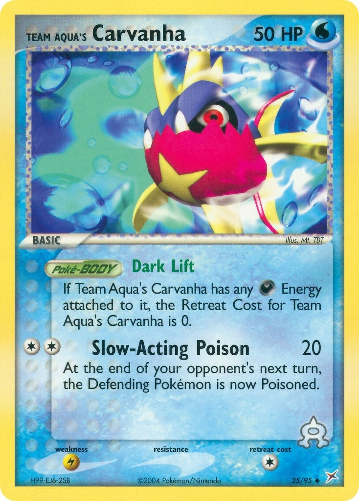 Image for Team Aqua's Carvanha (25/95) [Team Magma vs Team Aqua] - Pokemon