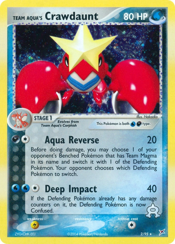 Image for Team Aqua's Crawdaunt (2/95) [Team Magma vs Team Aqua] - Pokemon