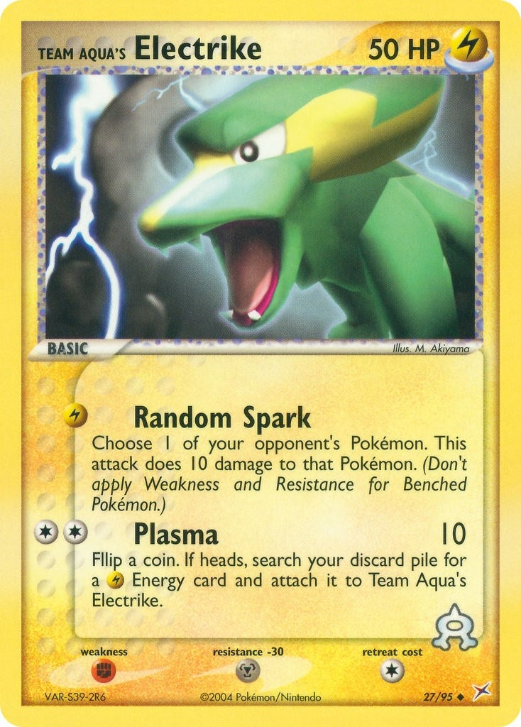 Image for Team Aqua's Electrike (27/95) [Team Magma vs Team Aqua] - Pokemon