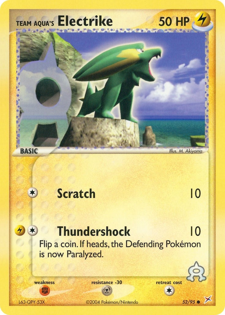 Team Aqua's Electrike (52/95) [Team Magma vs Team Aqua]