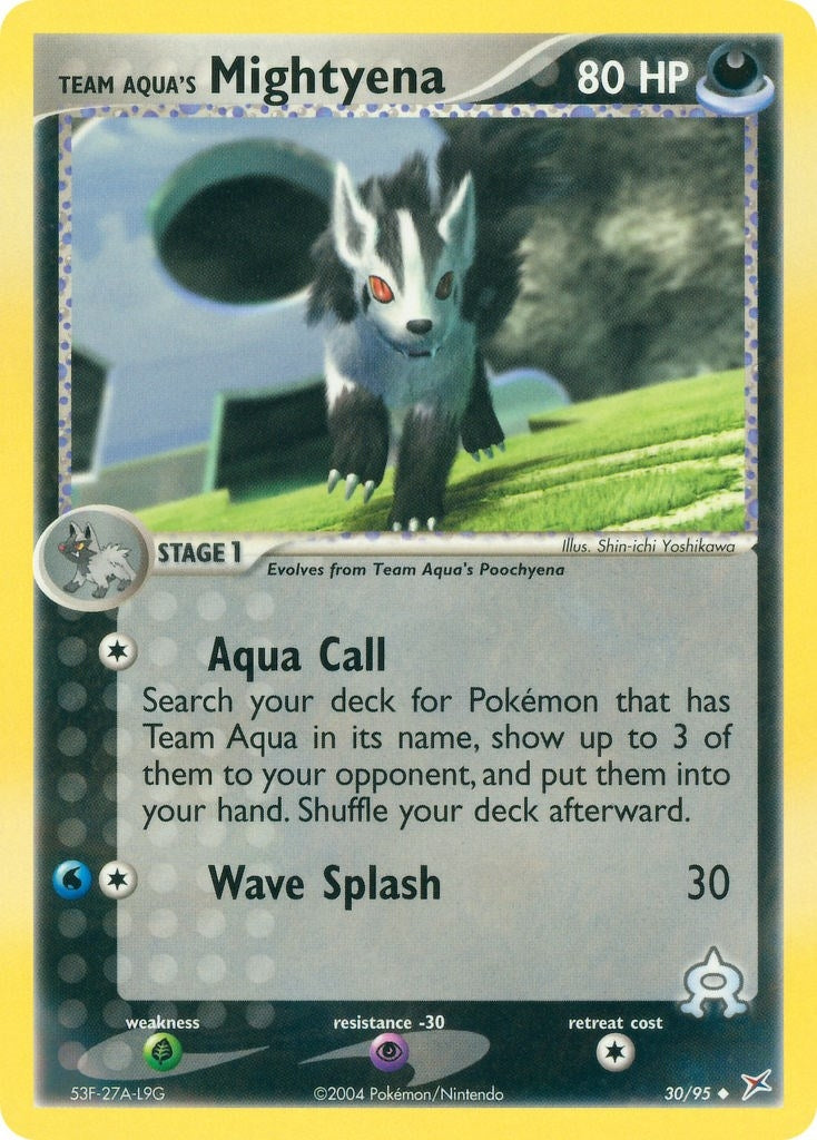 Image for Team Aqua's Mightyena (30/95) [Team Magma vs Team Aqua] - Pokemon