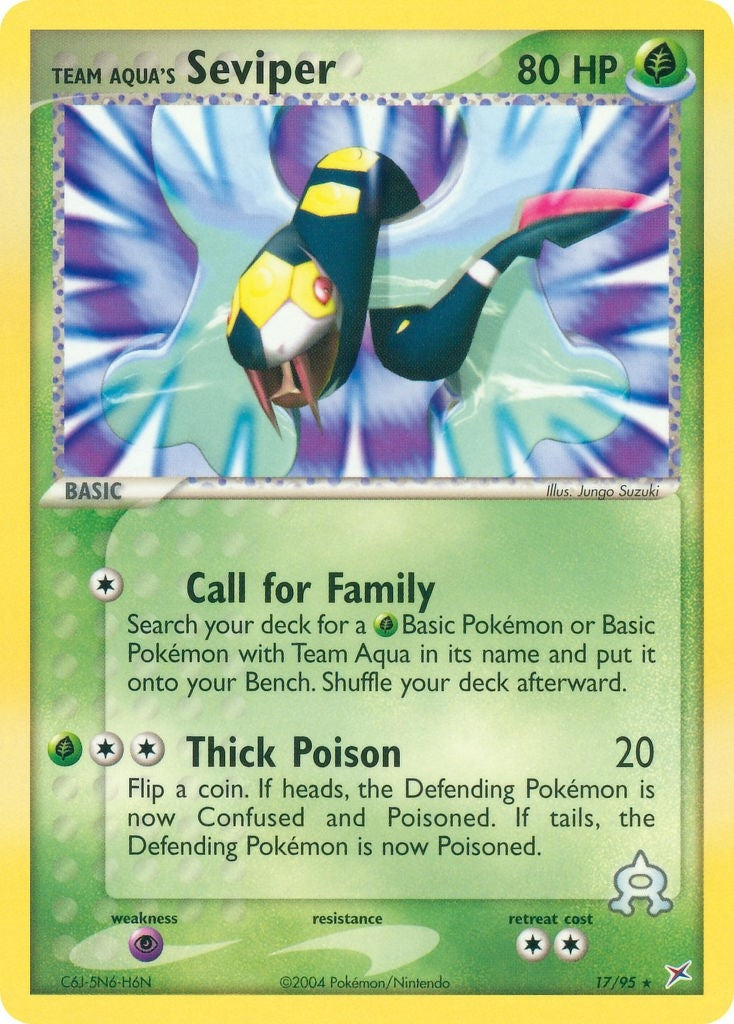 Image for Team Aqua's Seviper (17/95) [Team Magma vs Team Aqua] - Pokemon