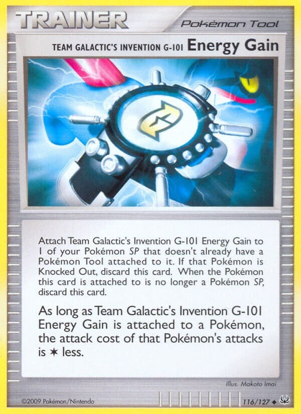 Image for Team Galactic's Invention G-101 Energy Gain (116/127) [Platinum] - Pokemon