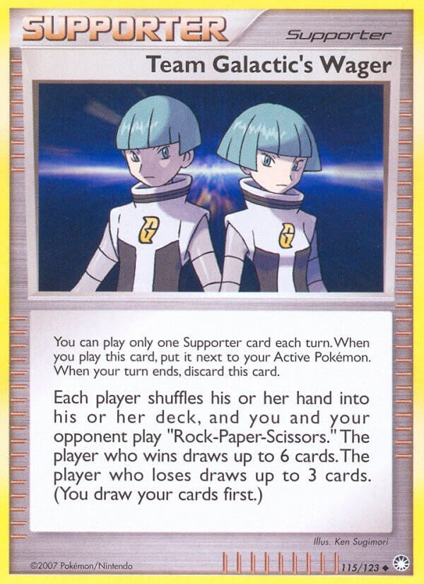 Image for Team Galactic's Wager (115/123) [Mysterious Treasures] - Pokemon