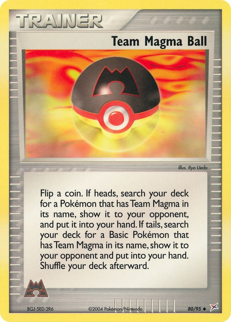 Image for Team Magma Ball (80/95) [Team Magma vs Team Aqua] - Pokemon