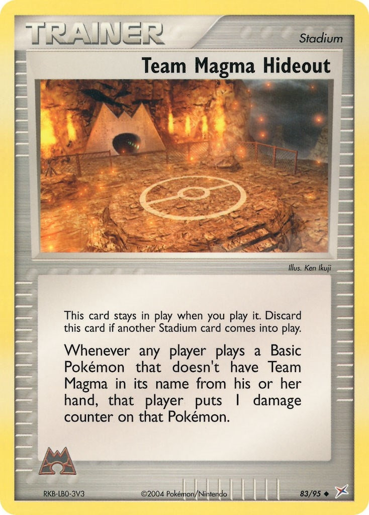Image for Team Magma Hideout (83/95) [Team Magma vs Team Aqua] - Pokemon