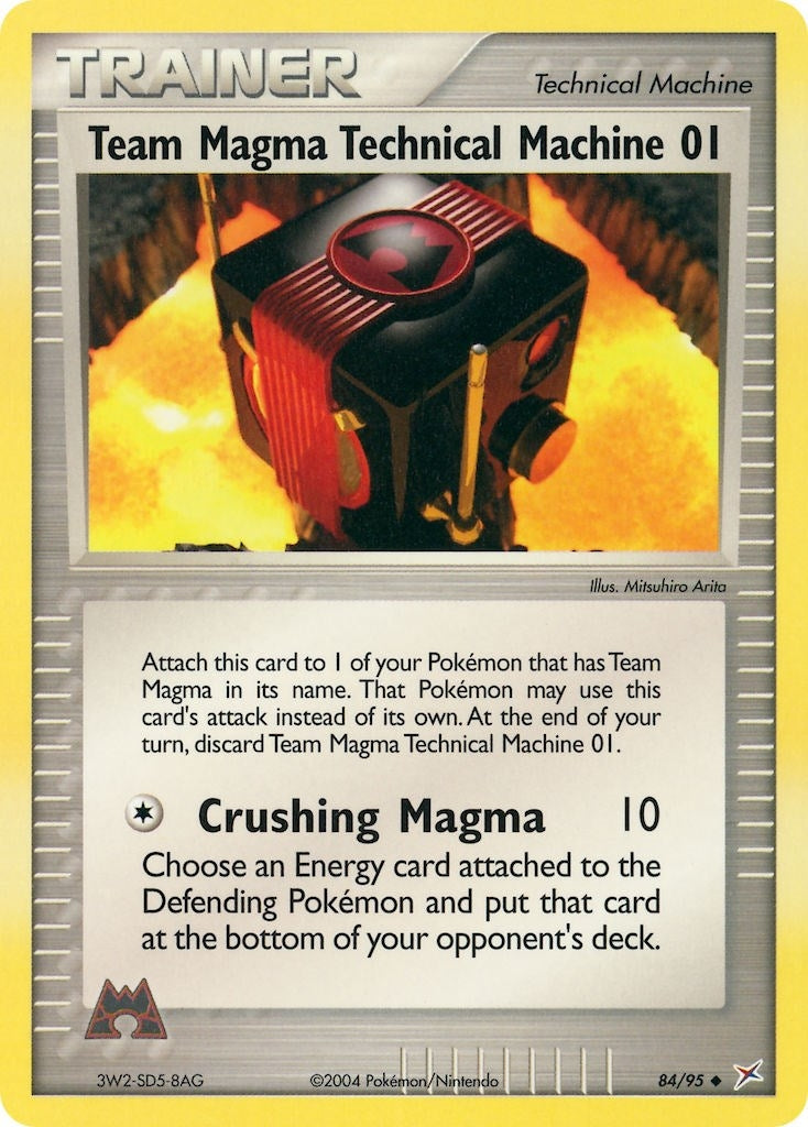 Image for Team Magma Technical Machine 01 (84/95) [Team Magma vs Team Aqua] - Pokemon