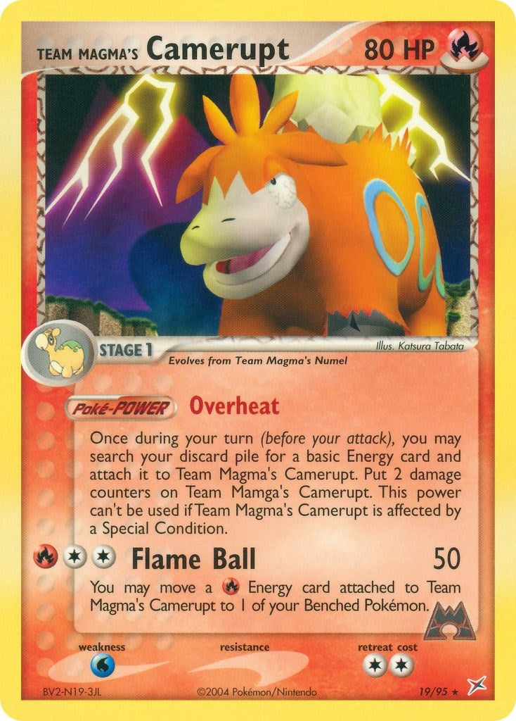 Image for Team Magma's Camerupt (19/95) [Team Magma vs Team Aqua] - Pokemon