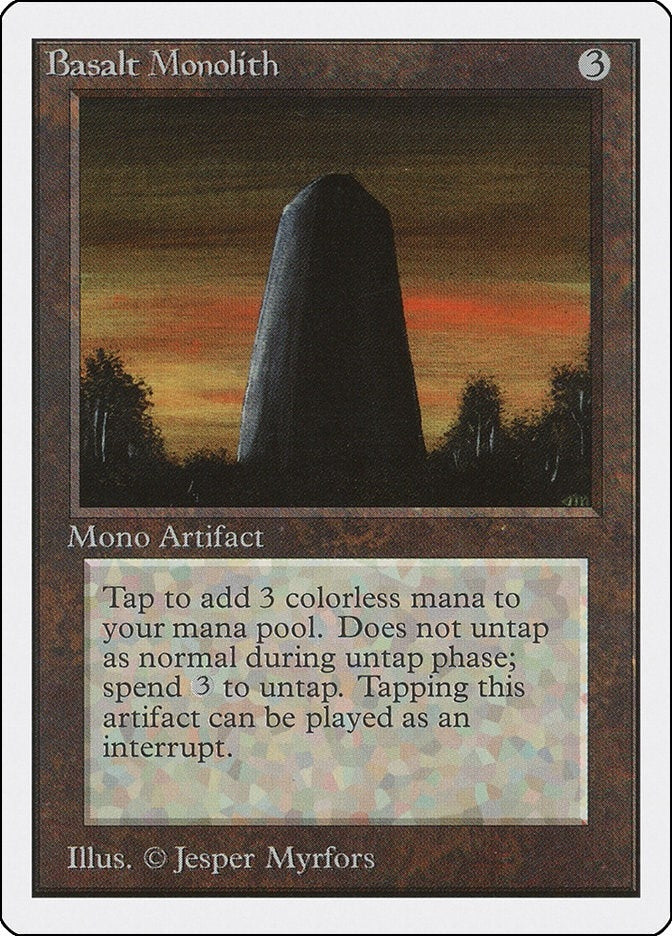 Image for Basalt Monolith [Unlimited Edition] - Magic: The Gathering